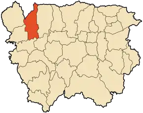 Poziția localității Aïn Bouyahia