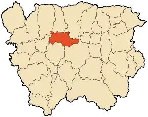 Poziția localității Aïn Defla