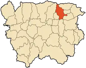 Poziția localității Aïn Torki