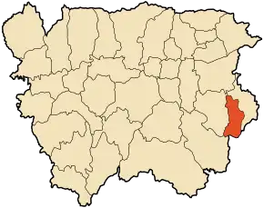 Poziția localității Birbouche