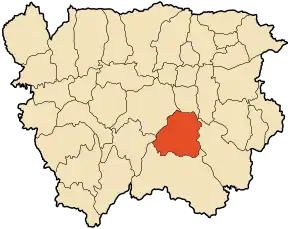 Poziția localității Bordj Emir Khaled