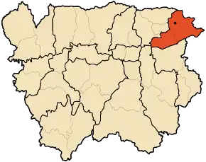 Poziția localității Boumedfaa