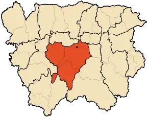 Poziția localității Djelida