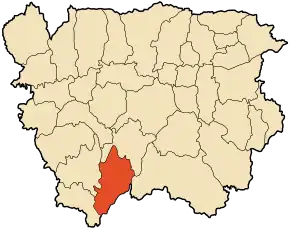 Poziția localității El Hassania