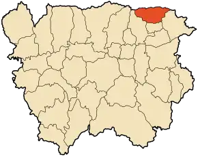 Poziția localității Hammam Righa