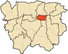 Poziția localității Khemis Miliana