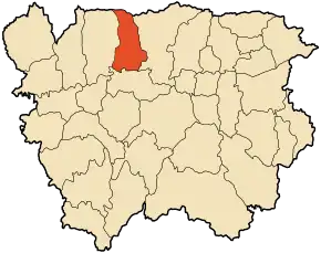 Poziția localității Mekhatria