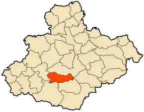 Poziția localității Dar Ben Abdellah