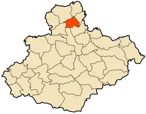 Poziția localității El Guettar