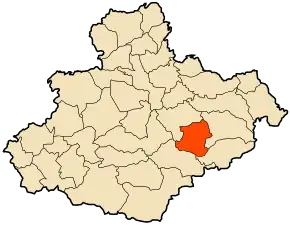 Poziția localității El Hassi