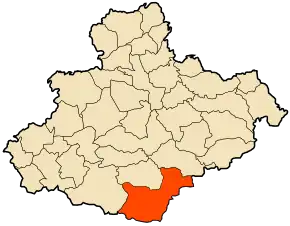 Poziția localității Oued Essalem