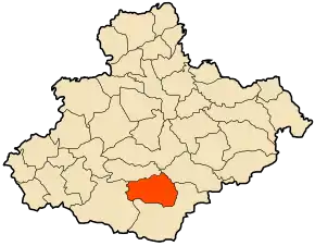 Poziția localității Sidi Lazreg