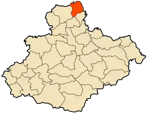 Poziția localității Sidi M'Hamed Ben Ali