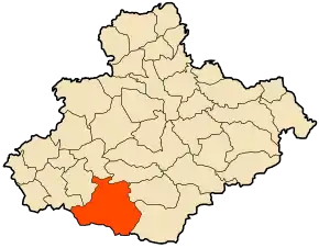 Poziția localității Sidi M'Hamed Benaouda