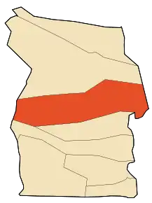 Localizarea comunei în cadrul provinciei