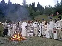 Ritual zamolxian în România.