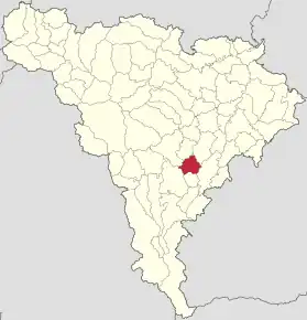 Localizare pe harta județului