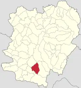 Poziția localității Bârz