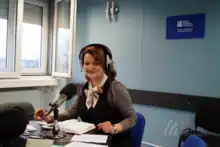 Daniela Băcilă - cea mai cunoscută dintre actualii realizatori ai emisiunilor de folclor de la Radio Timișoara