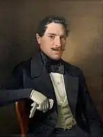 Bărbat cu mănuși albe, 1873