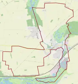 Poziția localității Daours