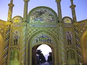 Historic entrance to the Citadel of Semnan