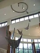 David Ascalon, Wings to the Heavens, 2008. Cablu de aluminiu și oțel inoxidabil, Temple Israel, Memphis, Tennessee