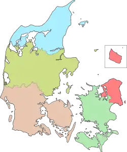 Regiunile Danemarcei