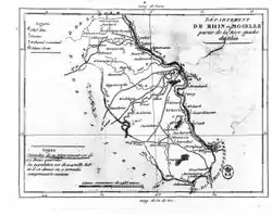 Localizarea Departamentului Rhin-et-Moselle