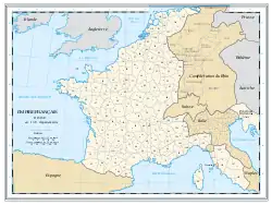 Localizarea Departamentului Ems-Oriental