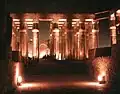 Templul Luxor noaptea