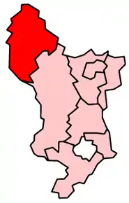 Poziția localității High Peak