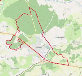 Poziția localității Desvres