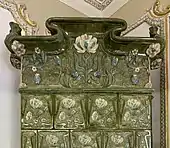 Detaliu al unei sobe Art Nouveau