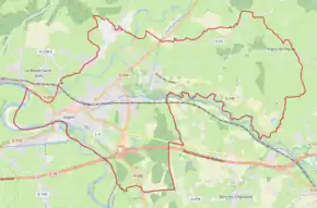 Poziția localității Digoin