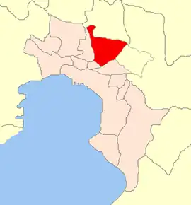 Poziția localității Polichni