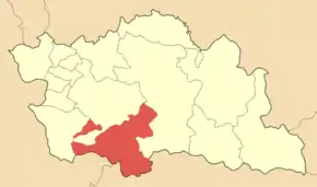 Poziția localității Gorgiani