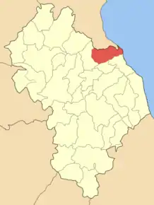 Poziția localității Kato Olympos