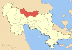 Poziția localității Mykines