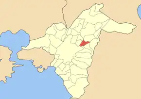 Poziția localității Neon Psychikon