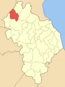 Poziția localității Sarantaporo