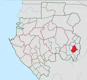 Poziția localității Djououri-Aguilli