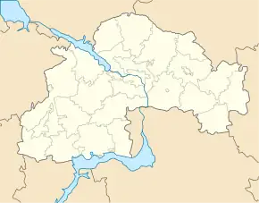 Verhnodniprovsk se află în Regiunea Dniepropetrovsk