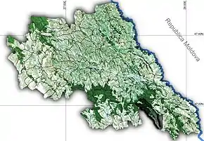 Amplasarea în cadrul județului