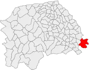 Poziția localității Dolhasca