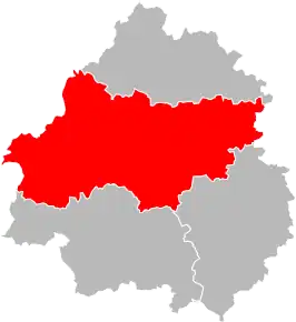 Arondismentul Périgueux în cadrul departamentului Dordogne