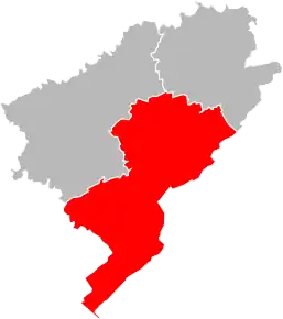 Arondismentul Pontarlier în cadrul departamentului Doubs