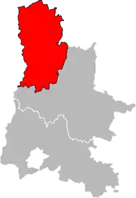 Arondismentul Valence în cadrul departamentului Drôme