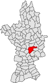 Poziția localității Drăgănești-Olt