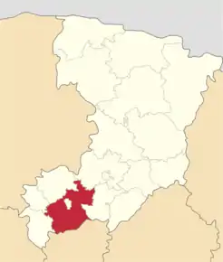 Poziția localității Dubno